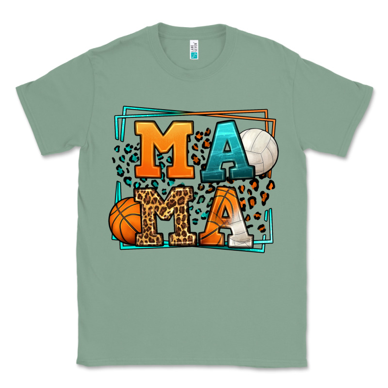 Basketball And Volleyball Mama Mother's Day Classic Tee by LillyAllenDesigns | Teevron