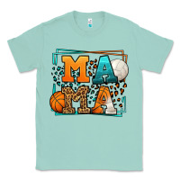 Seafoam Basketball and Volleyball mama Mother's Day Classic Tee - LillyAllenDesigns