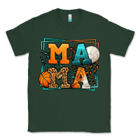 Sports Green Basketball and Volleyball mama Mother's Day Classic Tee - LillyAllenDesigns