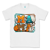 White Basketball and Volleyball mama Mother's Day Classic Tee - LillyAllenDesigns