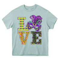 Arona mardi gras love mask Heavy Core Tee - BarkalooDesign