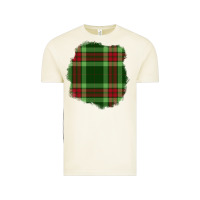 Christmas Tartan Patch Vintage Tee | Teevron