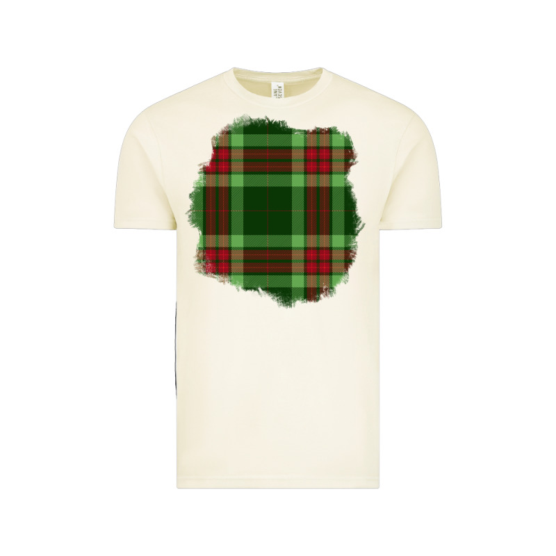 Christmas Tartan Patch Vintage Tee by BundleAndBundleShop | Teevron