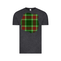 Vintage Black Christmas Tartan Patch Vintage Tee - BundleAndBundleShop