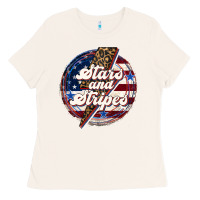 Bone Western Stars and Stripes Ladies Tee - LillyAllenDesigns