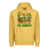 Antique Gold Buy me green beer and tell me i'm pretty Premium Hoodie - OliviaCreatesArt