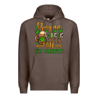 Coffee Buy me green beer and tell me i'm pretty Premium Hoodie - OliviaCreatesArt