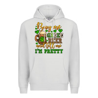 Dove Grey Buy me green beer and tell me i'm pretty Premium Hoodie - OliviaCreatesArt