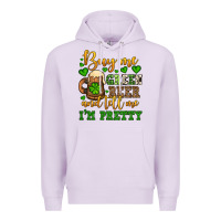 Lilac Buy me green beer and tell me i'm pretty Premium Hoodie - OliviaCreatesArt