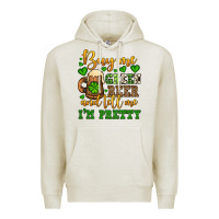 Oatmeal Heather Buy me green beer and tell me i'm pretty Premium Hoodie - OliviaCreatesArt