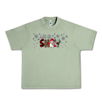 Oil Green Christmas let it snow Urban Heavy Tee - JahusDesignShop
