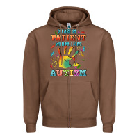 Chestnut please be patient with me i have autism Zipper Hoodie - CowGirlArtShop
