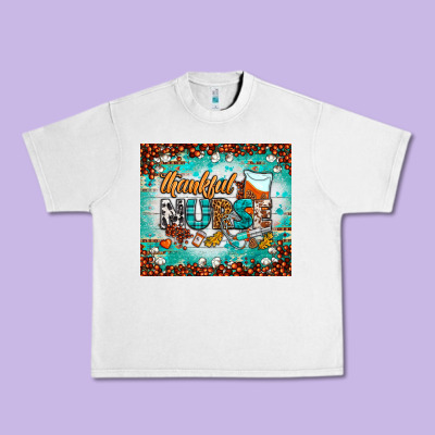Thankful Nurse Fall Tumbler Urban Heavy Tee Designed By Bundleandbundleshop