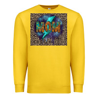 Lemon Leopard mom Premium Sweatshirt - FaDigitalArtStudio