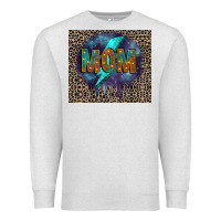 Oatmeal Heather Leopard mom Premium Sweatshirt - FaDigitalArtStudio