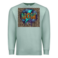 Seafoam Leopard mom Premium Sweatshirt - FaDigitalArtStudio