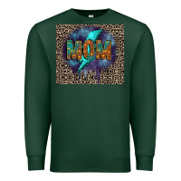 Sports Green Leopard mom Premium Sweatshirt - FaDigitalArtStudio