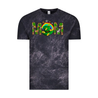 Cloud Black Western Mom With Shamrock Vintage Tee - BundleAndBundleShop