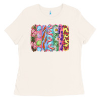 Bone Easter Brushstrokes Ladies Tee - RanaPortraitStore