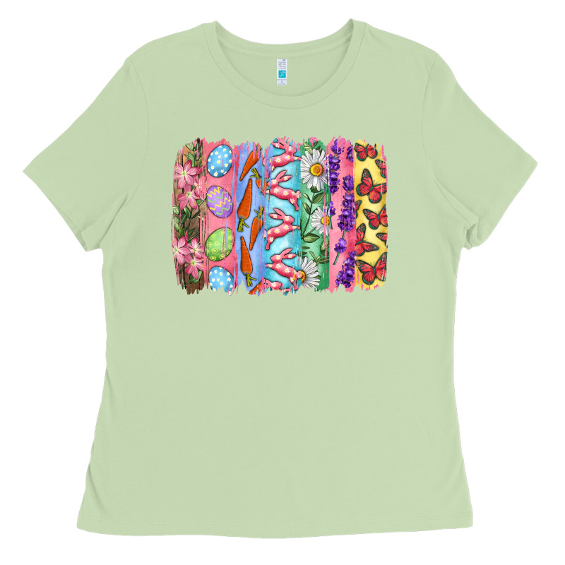 Easter Brushstrokes Ladies Tee by RanaPortraitStore | Teevron