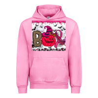 Fuchsia Pink Boo october Urban Hoodie - CowhideDigitalArt