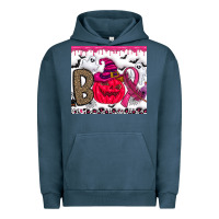 Pigment Midnight Navy Boo october Urban Hoodie - CowhideDigitalArt