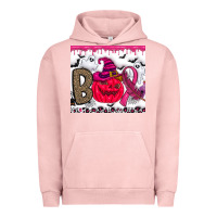 Pigment Salmon Boo october Urban Hoodie - CowhideDigitalArt