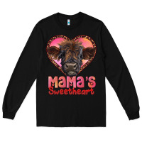 Mama's Sweetheart Highland Calf Long Sleeve Tee | Teevron