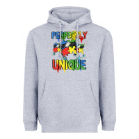Heather Grey Perfectly unique Autism Awareness Day Heavyweight Hoodie - FaDigitalArtStudio