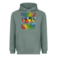 Sage Perfectly unique Autism Awareness Day Heavyweight Hoodie - FaDigitalArtStudio