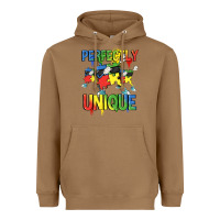 Toasted Coconut Perfectly unique Autism Awareness Day Heavyweight Hoodie - FaDigitalArtStudio
