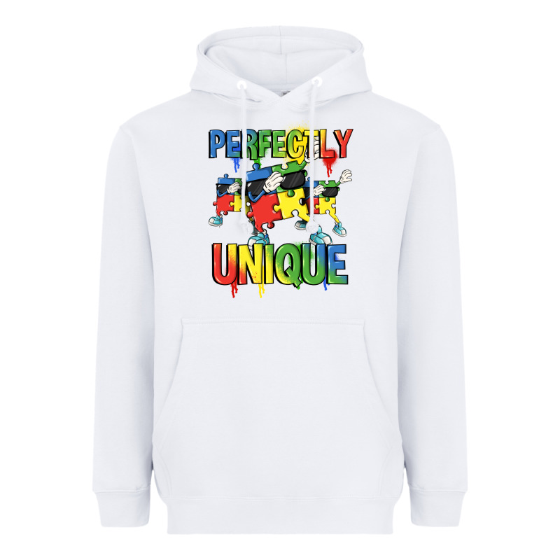 Perfectly Unique Autism Awareness Day Heavyweight Hoodie by FaDigitalArtStudio | Teevron