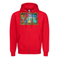 Red teachers gonna teach Zipper Hoodie - CowGirlArtShop