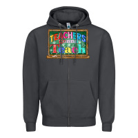 Smoke teachers gonna teach Zipper Hoodie - CowGirlArtShop