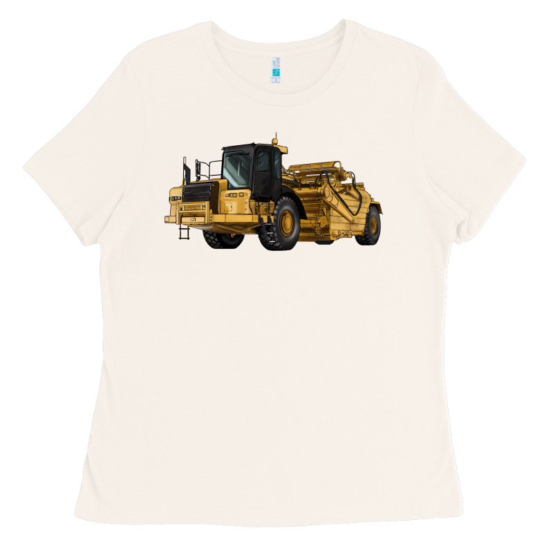 Wheel Tractor Scraper Ladies Tee by LillyAllenDesigns | Teevron