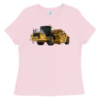 Bubblegum Pink Wheel Tractor Scraper Ladies Tee - LillyAllenDesigns