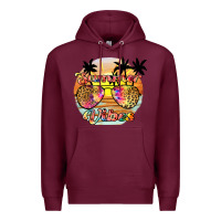 Burgundy summer vibes2 Premium Hoodie - JahusDesignShop
