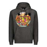 Charcoal Heather summer vibes2 Premium Hoodie - JahusDesignShop