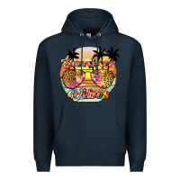 Navy summer vibes2 Premium Hoodie - JahusDesignShop