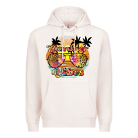 Pale Pink summer vibes2 Premium Hoodie - JahusDesignShop
