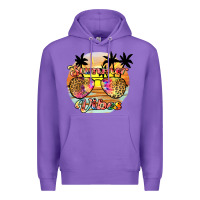 Purple summer vibes2 Premium Hoodie - JahusDesignShop