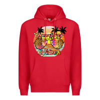 Red summer vibes2 Premium Hoodie - JahusDesignShop