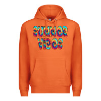 Carrot summer vibes tie dye doodle Premium Hoodie - CowCowDesign