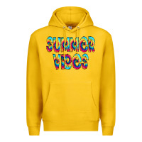 Lemon summer vibes tie dye doodle Premium Hoodie - CowCowDesign
