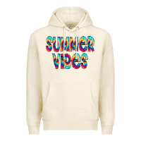 Tofu summer vibes tie dye doodle Premium Hoodie - CowCowDesign