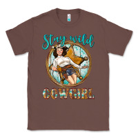 Chestnut Western Stay Wild Cowgirl Classic Tee - BundleAndBundleShop