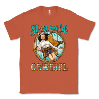 Copper Western Stay Wild Cowgirl Classic Tee - BundleAndBundleShop