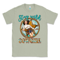 Matcha Western Stay Wild Cowgirl Classic Tee - BundleAndBundleShop