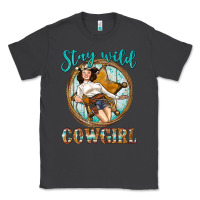 Smoke Western Stay Wild Cowgirl Classic Tee - BundleAndBundleShop