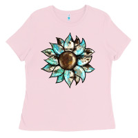 Bubblegum Pink sunflower Ladies Tee - BarkalooDesign